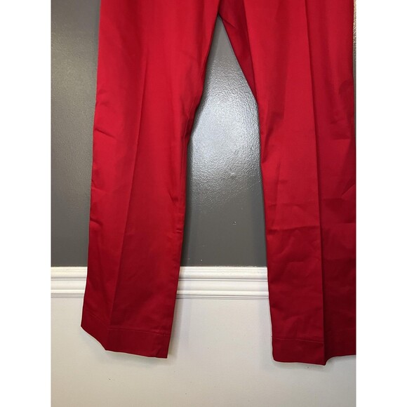 Dickies Girl Pants Womens 13 Red Bull Pant Mid Rise Boot Cut 33 Inseam NHH1011 - Picture 3 of 9